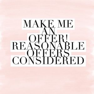 MAKE OFFERS ON MY STUFF. WILLING TO NEGOTIATE.